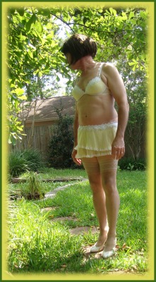 pattiespics:It’s Spring  ~  Go outside and play in your panties! You can see all of Pattie’s pic here:http://pattiespics.tumblr.com/Thanks for looking ~ Pattie