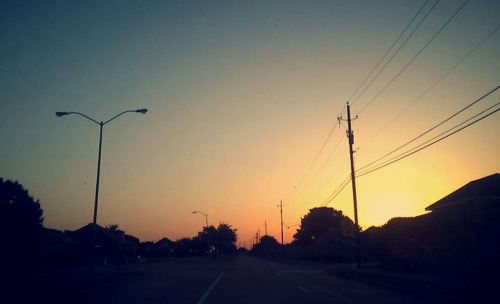 My view on my way home from running•Mesquite, TX•