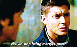 martyrrdean:  Supernatural rewatch » No Rest For The Wicked  - We take this knife,