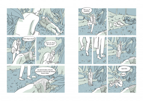 Here are a few excerpts from my bachelor-project in Illustration Fiction. It’s a comic of roughly 70