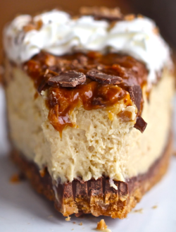 sweetoothgirl:    Caramel Toffee Crunch Cheesecake