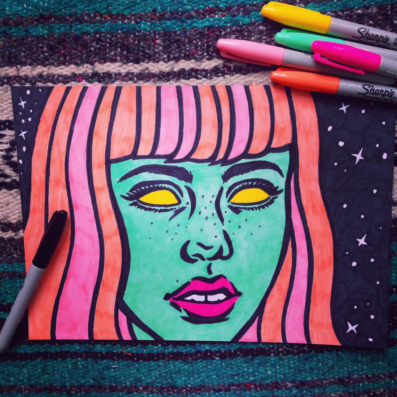 Robin Eisenberg — bought a huge pack of super cool sharpies that...