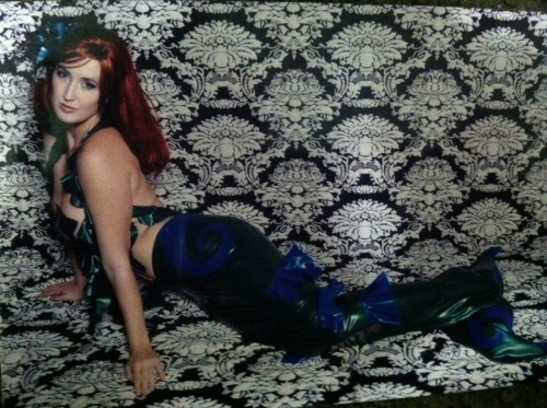 So I was a bride and a kinky latex mermaid who lost her pastie - all in one day. My job is awesome, 