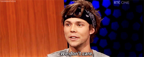 teenagedfricks:  “That was the one thing about starting this band. People started calling us a boy band. We had no idea we were a boy band. We were just playing our guitars, and we look up to bands like Green Day and Blink-182 and stuff like that.