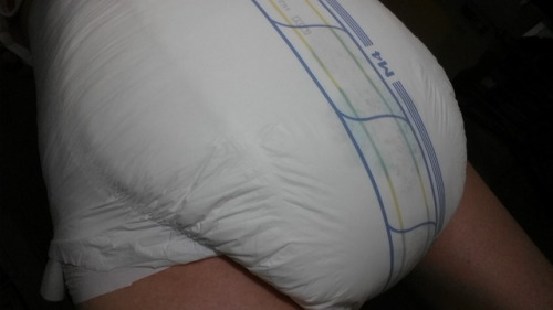 Porn Pics abdlilith:  Spent a whole day in double diapers.