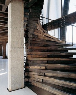 mid-century-furniture:  These beautiful stairs