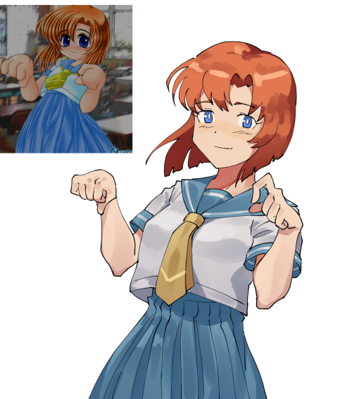 higurashi redraws while i was reading it