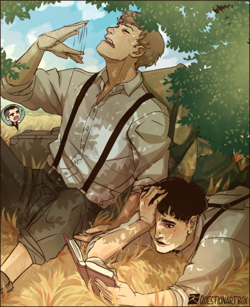 questionartbox: Heat wave AU in which Newt brought Credence along to look for creatures, and real!Gr