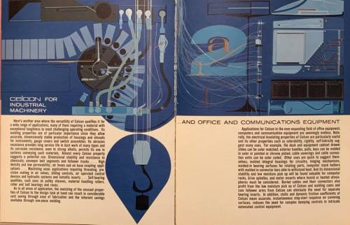 Celanese Celcon Acetal Copolymer Design Manual, 1965Artwork by Syd Mead