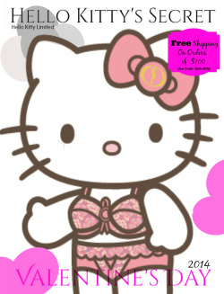 hellokittylimited:  Hello Kitty’s Victoria’s Secret catalog 