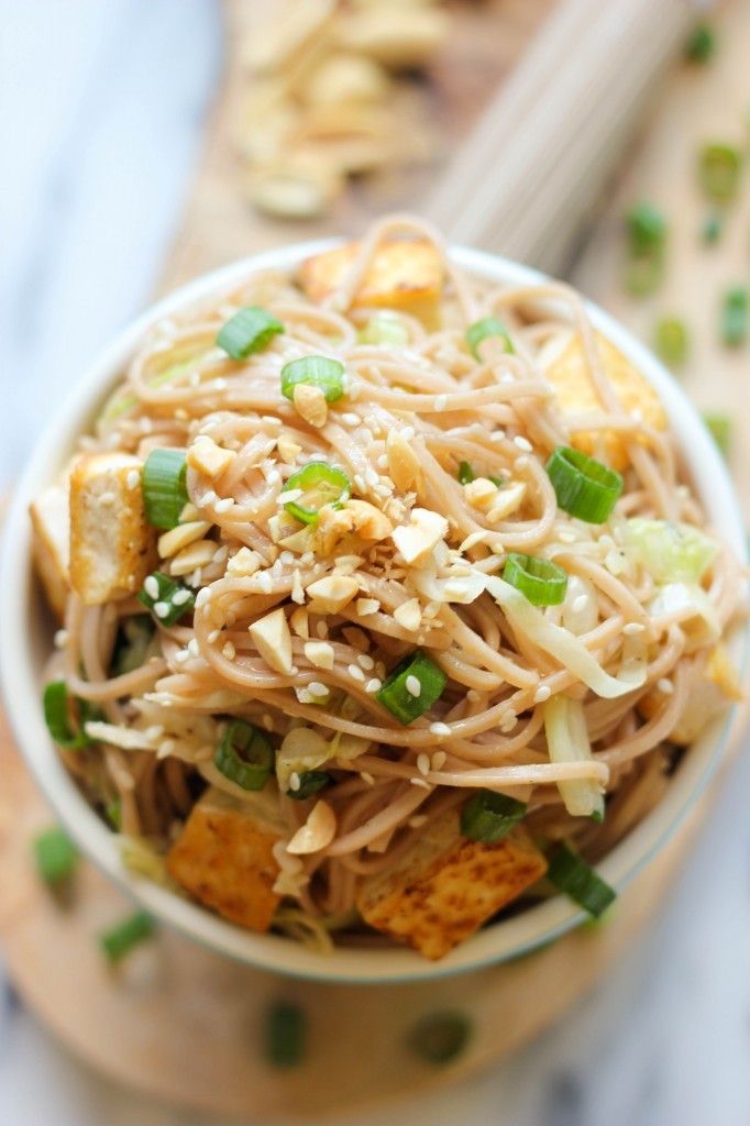 im-horngry:  Vegan Chinese Food - As Requested! XTofu Soba Noodles!