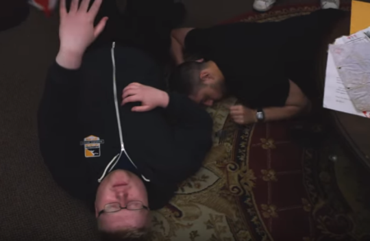 plat-chat:  bimpadimp:  plat-chat:   cannibalqt:  plat-chat:   im going to fucking die  i’m watching the Fuel video where they do a Hogwarts themed escape room and they have to speak into a pole to light up some magic runes and mickie goes “i’m