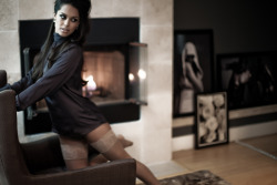 Playmate Of The Year, Miss Raquel Pomplun (Lean Back) - Photographed By Landis Smithers