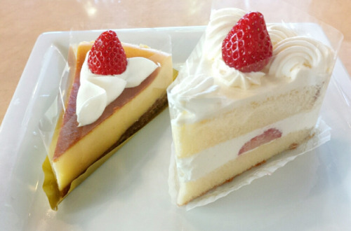 petitcho:苺ロール &   苺レアチー  苺ベイクドチーズケーキ &  苺ショートケーキ 
