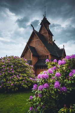 bokehm0n:  Stave church moved from Norway to Poland.