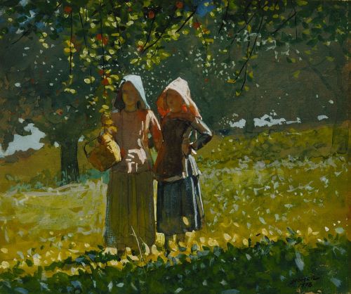 urgetocreate:  Winslow Homer, Apple Picking, adult photos