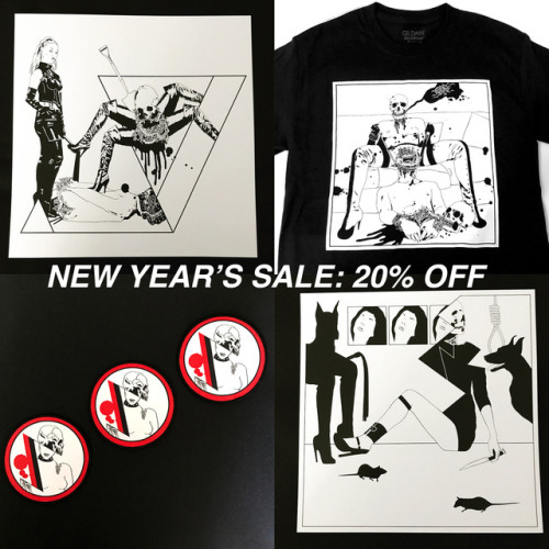 Last Day Of My New Years SaleEverything 20 Percent Off Atworsethanjail.bigcartel.com