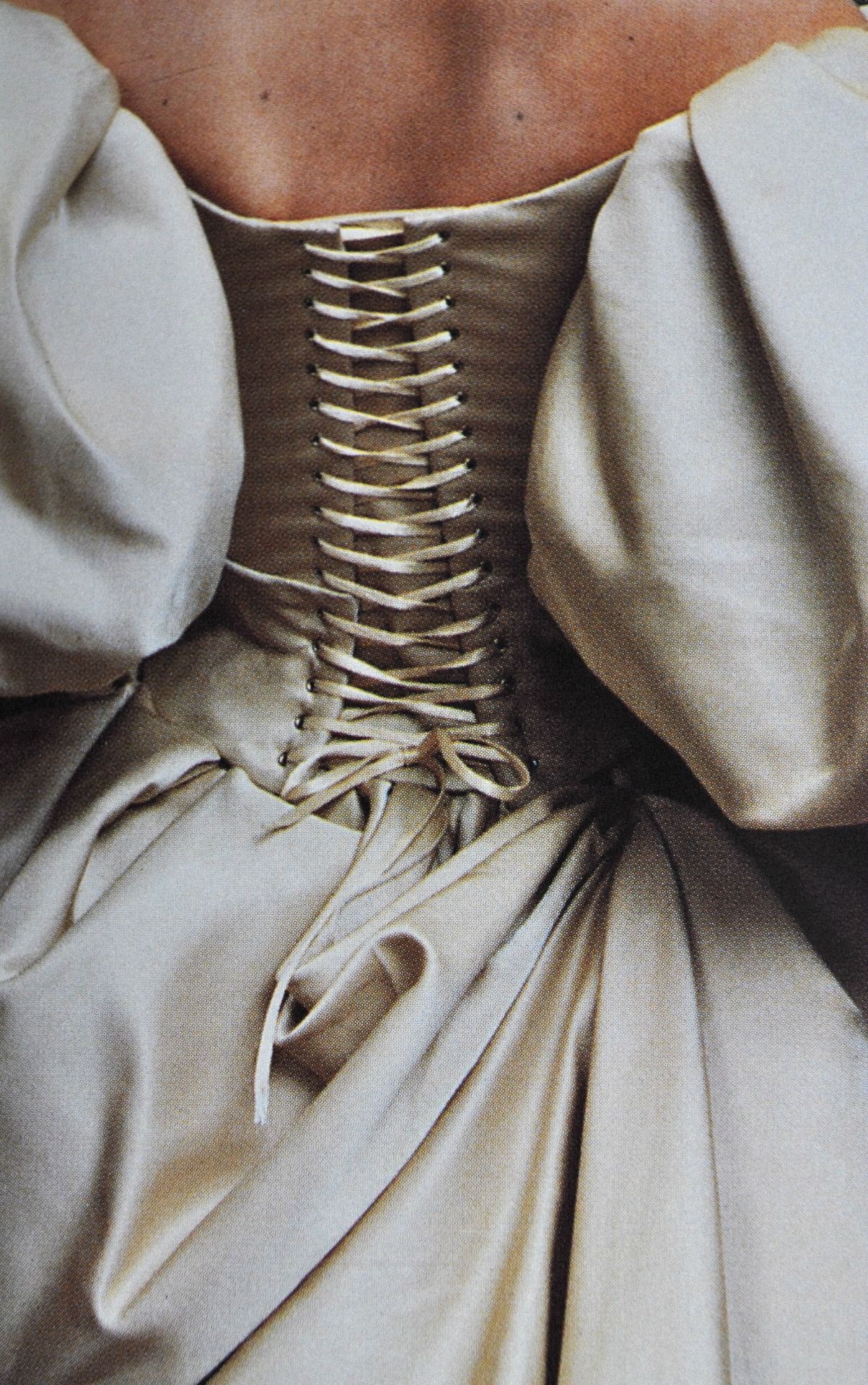 sendommager:Christian Lacroix Duchesse Satin dress photographed by Irving Penn, Paris,