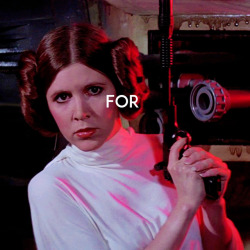 life-is-a-movie:  In loving memory of our princess, Carrie Fisher.