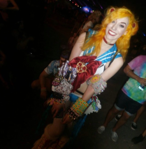 Me channeling Usagi at EDC.