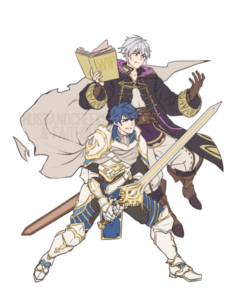 wontonton: WIP of the next Fire Emblem acrylic stand @faithom and I are collabing on&ndash