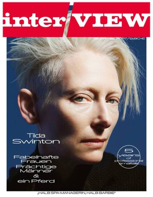 edenliaothewomb:Tilda Swinton, photographed by Andrea Spotorno for INTERVIEW Germany, summer 2017.