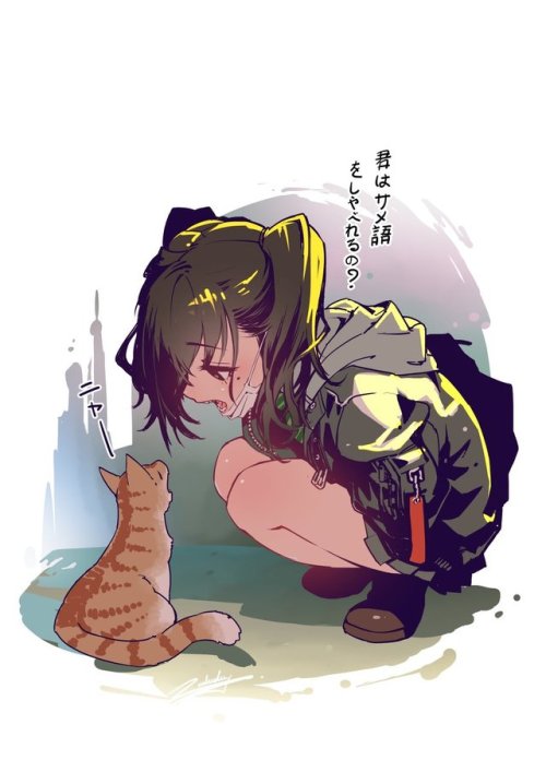 k-ui: Zuddendayさんのツイート: “[Fanart] Do you understand meow? #砂塚あきら #アイドルマスターシンデレラガールズ #デレマス #ギザ歯
