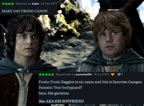 grumpierbilbo:The Lord of the Rings: The Two Towers (2002) + letterboxd reviews (prev. FOTR) (insp.)