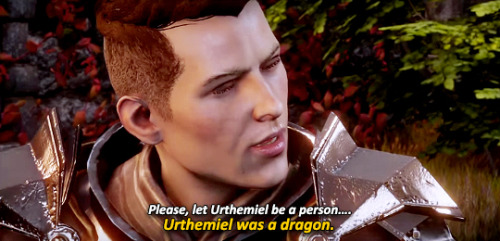 incorrectdragonage:Krem: Boss, who is Urthemiel?Iron Bull: He was a role model of mine growing up.Kr