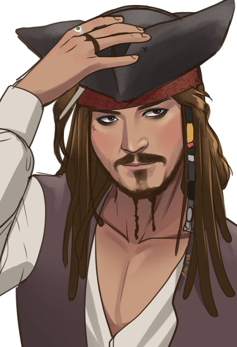 Biby's drawings — Captain Jack Sparrow