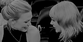 kaylorgifs:  “Taylor and I met at the Victoria’s Secret Fashion  Show two years ago. Lily Aldridge introduced us. She was like,  ‘OK, you two are kindred spirits. How have my two nice American friends  never met?’ And that was it…”