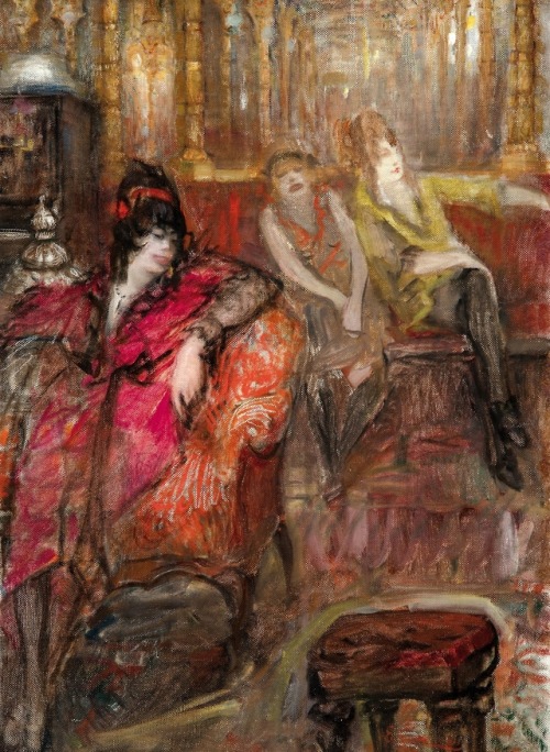 Emile GastemansWaiting (L'Attente), ca. 1911