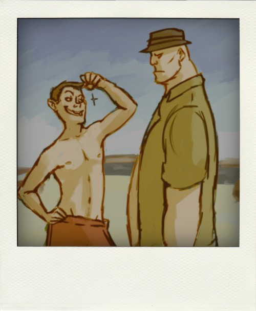 kocheidoodle:  some captions are to be read the real reason the new comic is late is because they’re all having fun with polaroids at the beach 