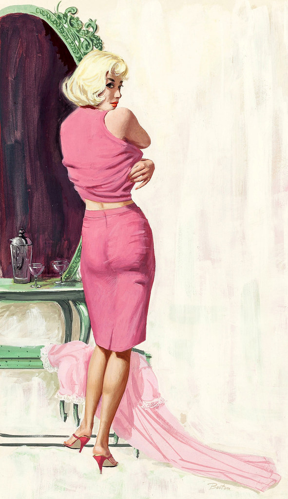 Painting by Harry Barton She graced the cover of the