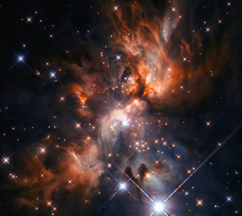 Hubble has really blown us away this time. This cloudy nebula 4,900 light-years away within the cons