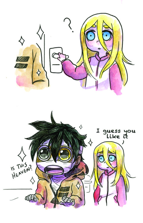 It’s Friday!! So a new Angels of Death episode and a comic to keep y’all in a positive p