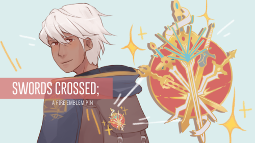  [REBLOGS ] KICKSTARTER FOR SWORDS CROSSED; MY ENAMEL PIN, HAS LAUNCHED!! Reblog for a chance to win