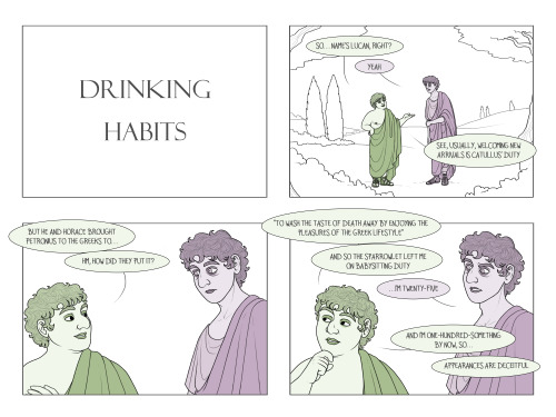 chelidonart:The Dead Romans Society - Drinking Habits