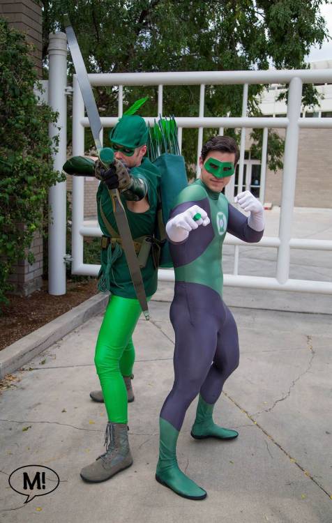 akimvszan: sharemycosplay:   #Cosplayers SLCGreenArrow &amp; willsterling_  as #GreenLanter