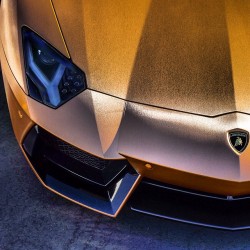 srbm:  Lamborghini Aventador in brushed gold!