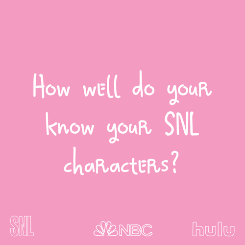 hulu:  Think you know your SNL characters? Try to guess them allArtwork by Tumblr Creatr Lunares.