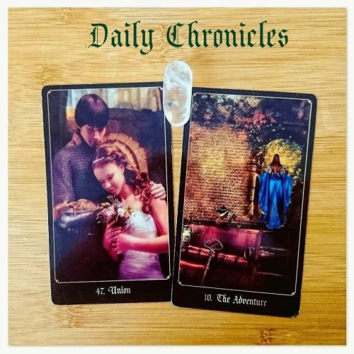 #dailychronicles for November 9th. New beginnings lie ahead today, and Union suggests a romantic fla