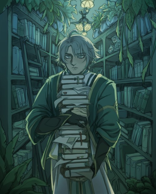 POV: You're In The Library In The Section Of Difficult And Abstruse Books