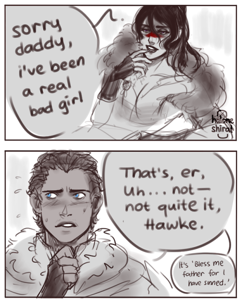 haloneshiral:I’d like to think Caesia knows and doesn’t care. Poor Sebastian.SourceKo-fi  | Art Blog