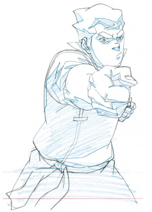 benditlikekorra:   MD: Mako rallies Bolin to metalbend the prison cells open. The prisoners go free, but it’s thanks to Zaheer, not Bolin.  BK: Shawn O’Neil always had a knack for capturing the earnest and blissfully ignorant sides of Bolin in his