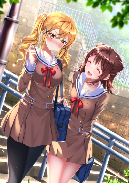 ✧･ﾟ: *✧ Walking Down to School Together ✧ *:･ﾟ✧♡ Characters ♡ : Arisa IchiGAYa ♥ Kasumi Toyama♢ Anim