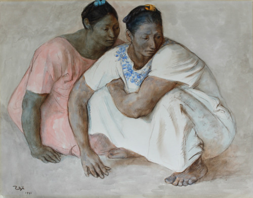 Mujeres (Women)   -   Francisco ZuñigaCosta rican  1912-1998