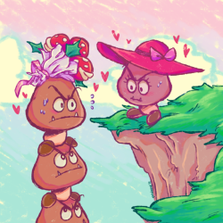 gardenbud: young goomba love &lt;3