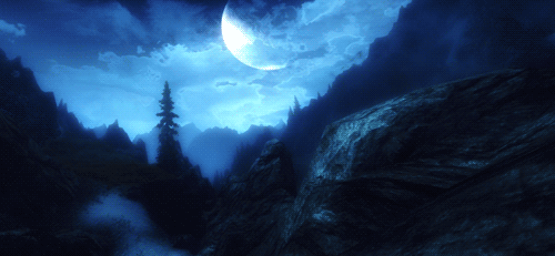herbalwhite:  Nights of skyrim. 