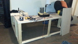 In case you were wondering what I was doing, I started building a new desk. Things got out of hand&hellip;